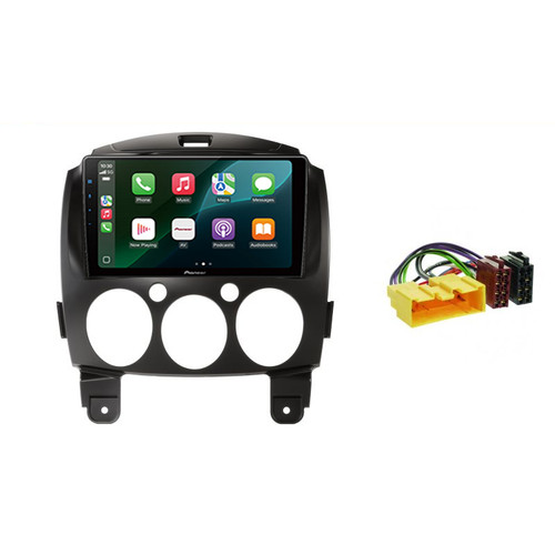 Pioneer 9 Inch Apple Carplay & Android Compatible with Mazda 2 2007-2011