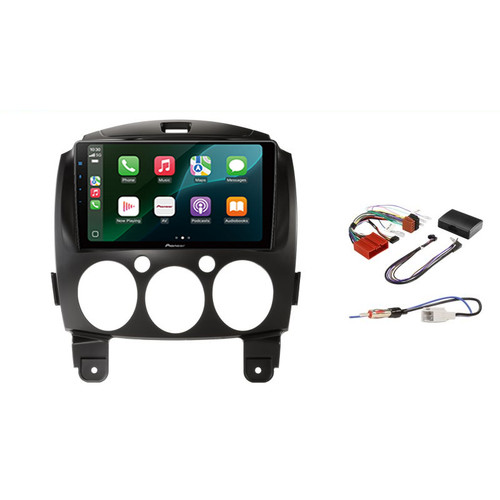 Pioneer 9 Inch Apple Carplay & Android Compatible with Mazda 2 2007-2014