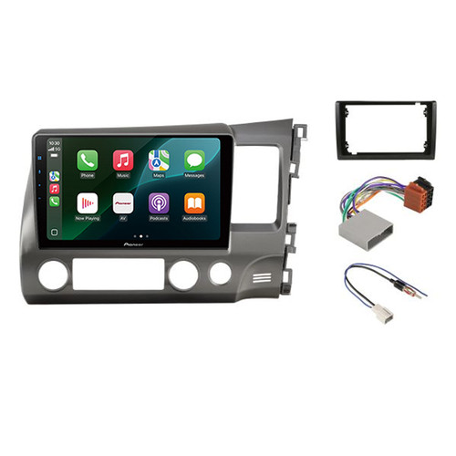 Pioneer 9 Inch Apple Carplay & Android Compatible with Honda Civic 2006-2011 SWC