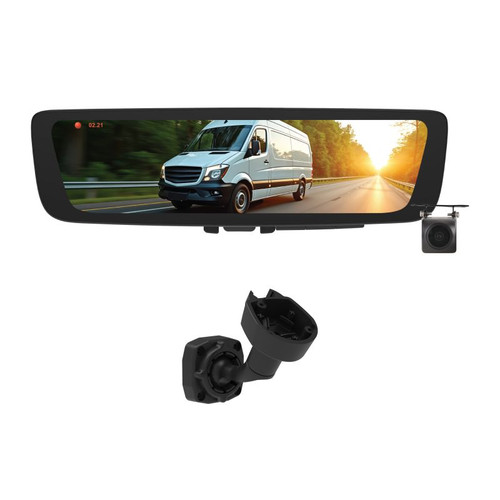 Aerpro AEM1RB3B 9.6 Inch Digital E-Mirror & Rear DVR Camera Kit to Suit Fiat Ducato, Peugeot Boxer & Citroen Jumper