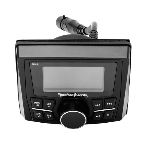 Rockford Fosgate PMX-1R Punch Marine/Motorsport Full Function Wired Remote 2.7" Display