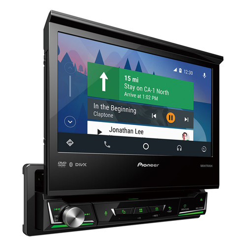 Pioneer AVH-Z7250BT multimedia flip-out screen with Apple CarPlay and Android Auto