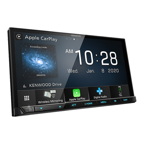 Kenwood DMX8520DABS Digital Media Receiver with 7.0" Wireless Apple Carplay & Android Auto