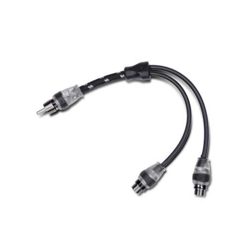 Rockford Fosgate RFITY-1M Premium Y adapter 1 male to 2 female w/ 6 cut connectors