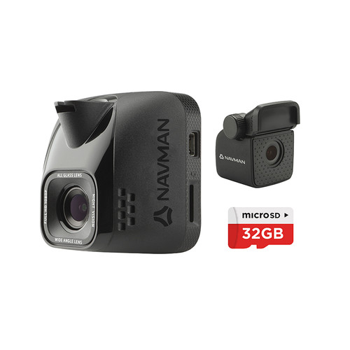 Navman AUTO500 2 Channel Full HD Dash cam with 32GB memory card
