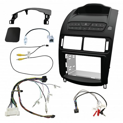 NEW FP9650SK Double Din Satin Black install kit to suit Ford falcon FG