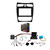 CAC F9MB5K1 9 Inch Fascia Kit Compatible with Mercedes CLK 2000-2004 Dash 2 Fibre Optic System