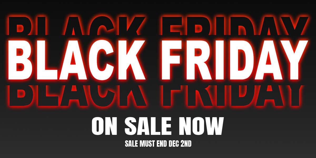 Strathfield Car Radios Black Friday Sale banner featuring deals on car audio, CarPlay head units, dash cams and speakers – sale ends December 2