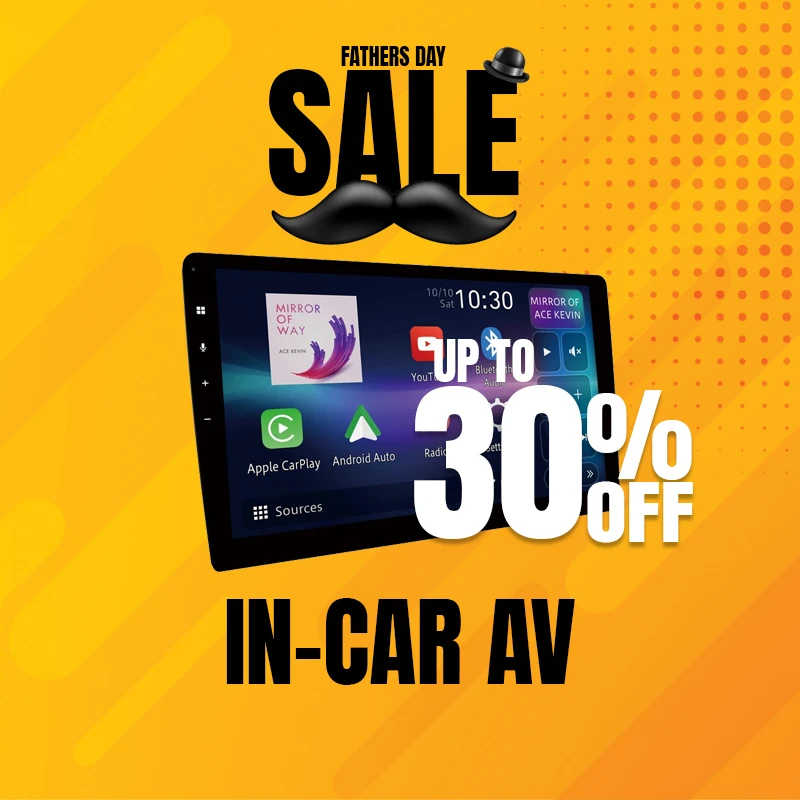 Father's Day Apple CarPlay car stereo upgrades up to 30% off