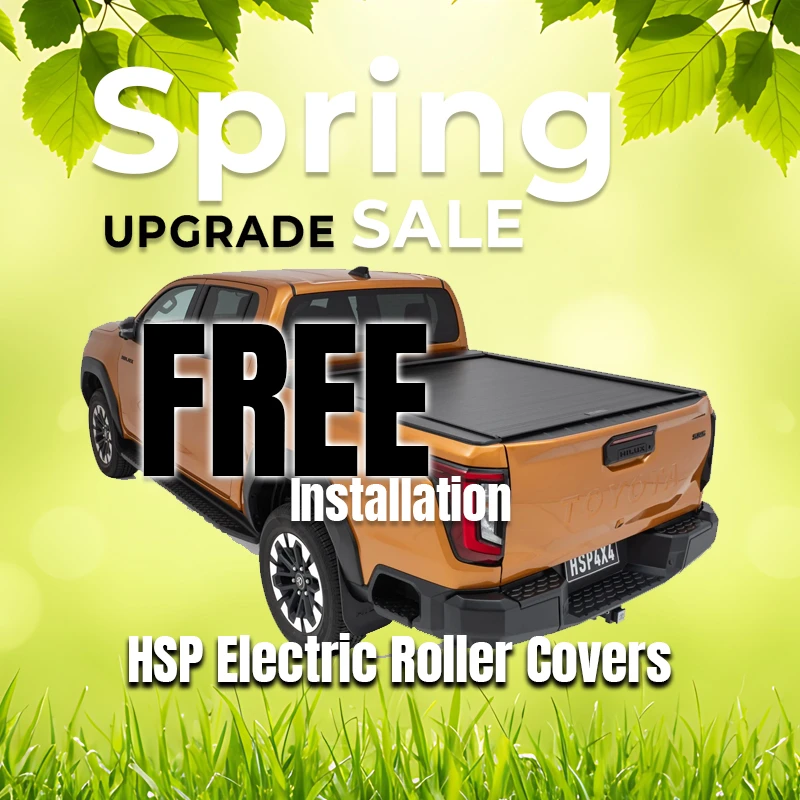 HSP Roll R electric roller cover with free installation at Strathfield Car Radios