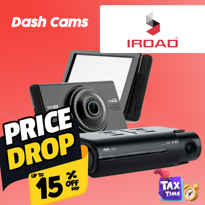 IROAD Dashcams 15% Off at Strathfield Car Radios - Capture every moment on the road with high-quality dashcams at a discount. Limited time offer.