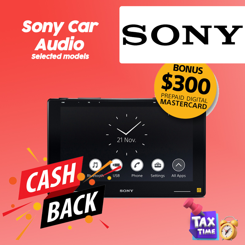 Sony Cashback Promo at Strathfield Car Radios - Get cashback on your Sony purchase. Limited time offer.