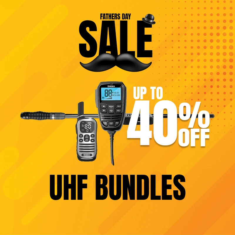 Father's Day UHF in-car communication sale up to 40% off