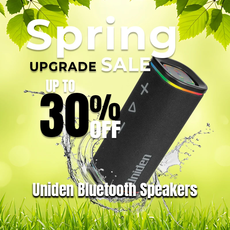 Uniden Loop Bluetooth speakers 30 percent off at Strathfield Car Radios