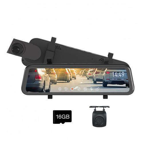 Gator Mirror Reverse Camera Gator GRV96MKT 9inch touch screen HD Reverse Mirror display with 1080p ...