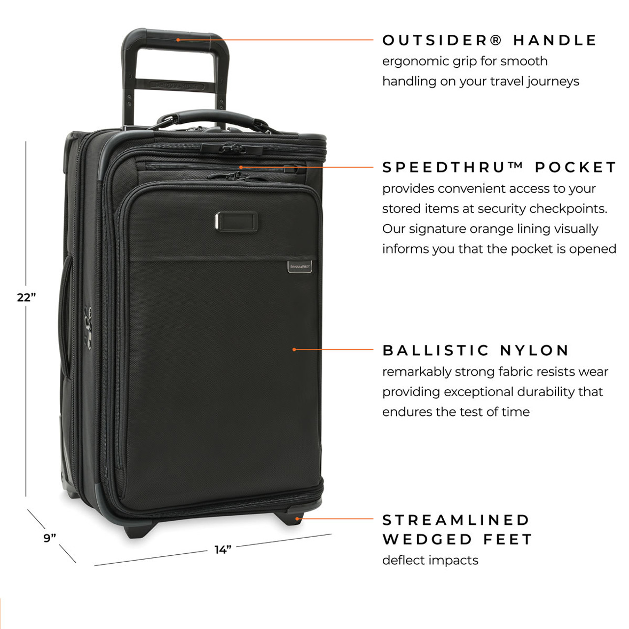 Briggs & Riley Baseline Tall Carry-on 2-Wheel Garment Bag