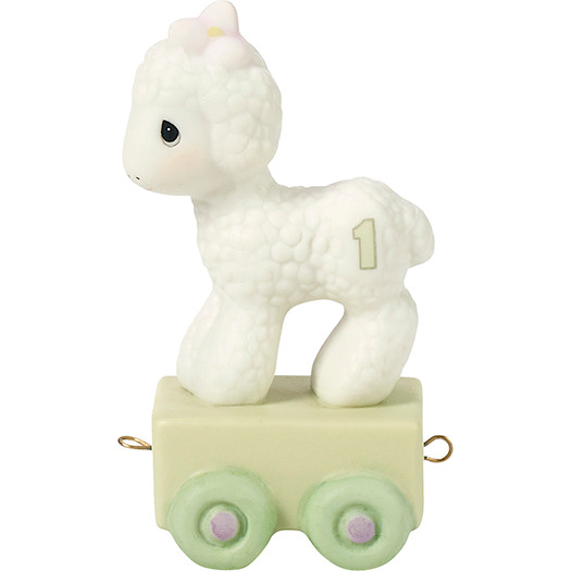 Birthday Gifts, “Happy Birthday Little Lamb”, Birthday Train Age 1