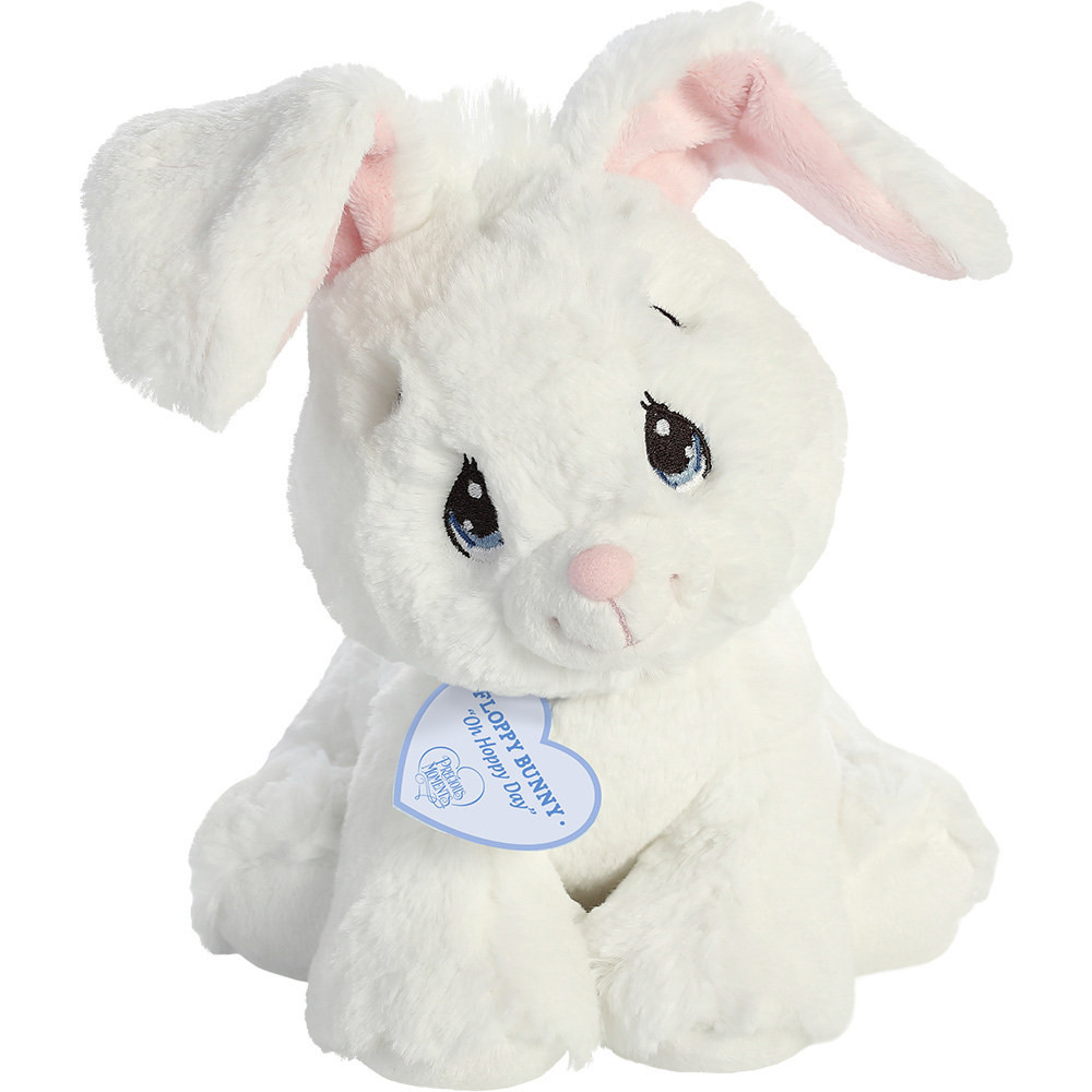 Oh Hoppy Day White Floppy Bunny Stuffed Animal 8 5 Inches