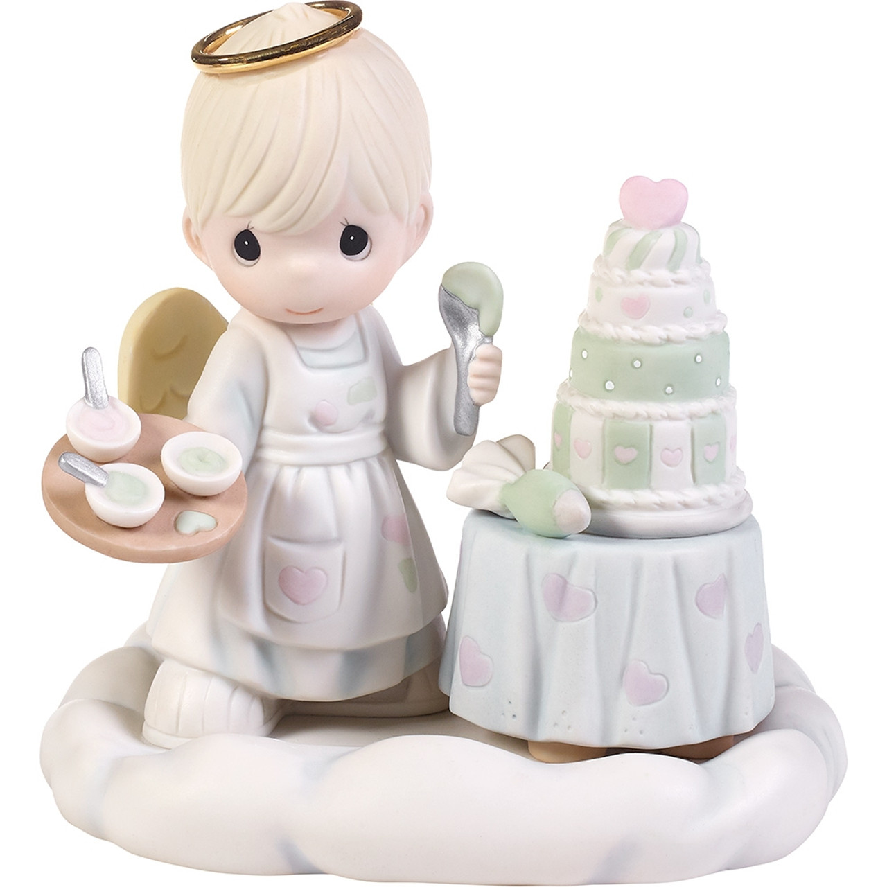 Precious Moments Wedding Cake Topper/Figures with music box 1981 | eBay