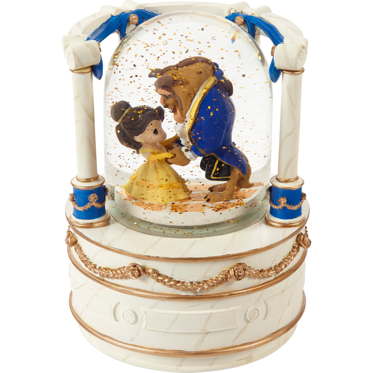 Beauty and the Beast Rhinestone Snow Globe Tumbler 