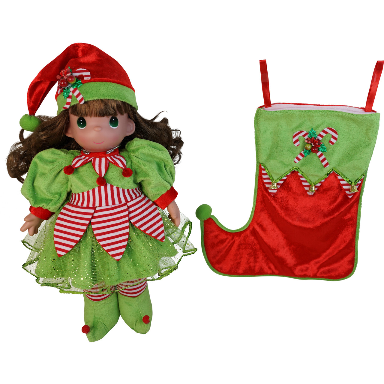 Precious moments christmas sales stocking dolls