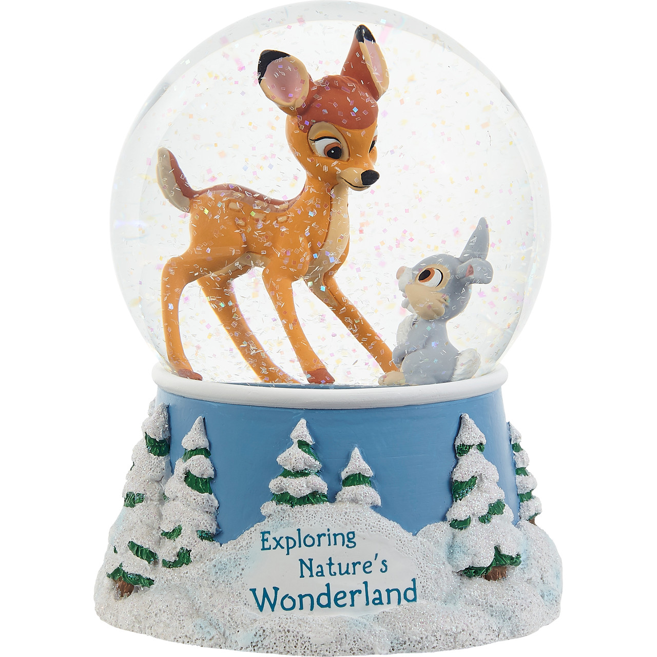 Good Friends Are Hard To Find Disney Bambi Musical Snow Globe