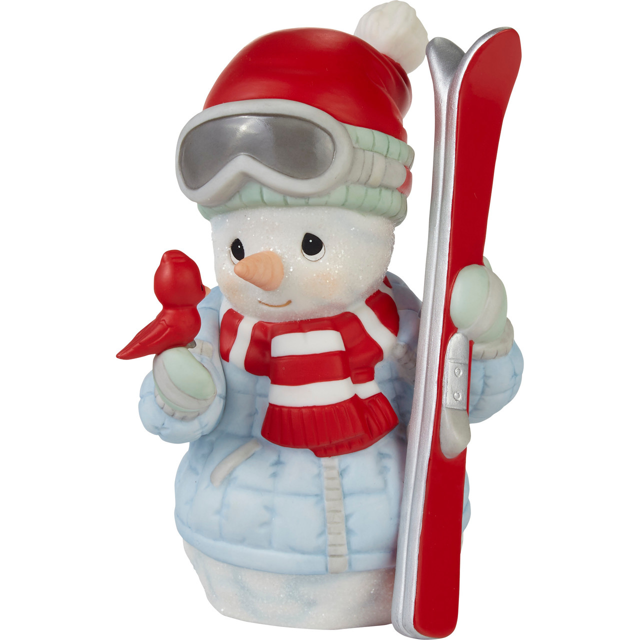 ‘Tis The Ski-son To Be Jolly Annual Snowman Figurine