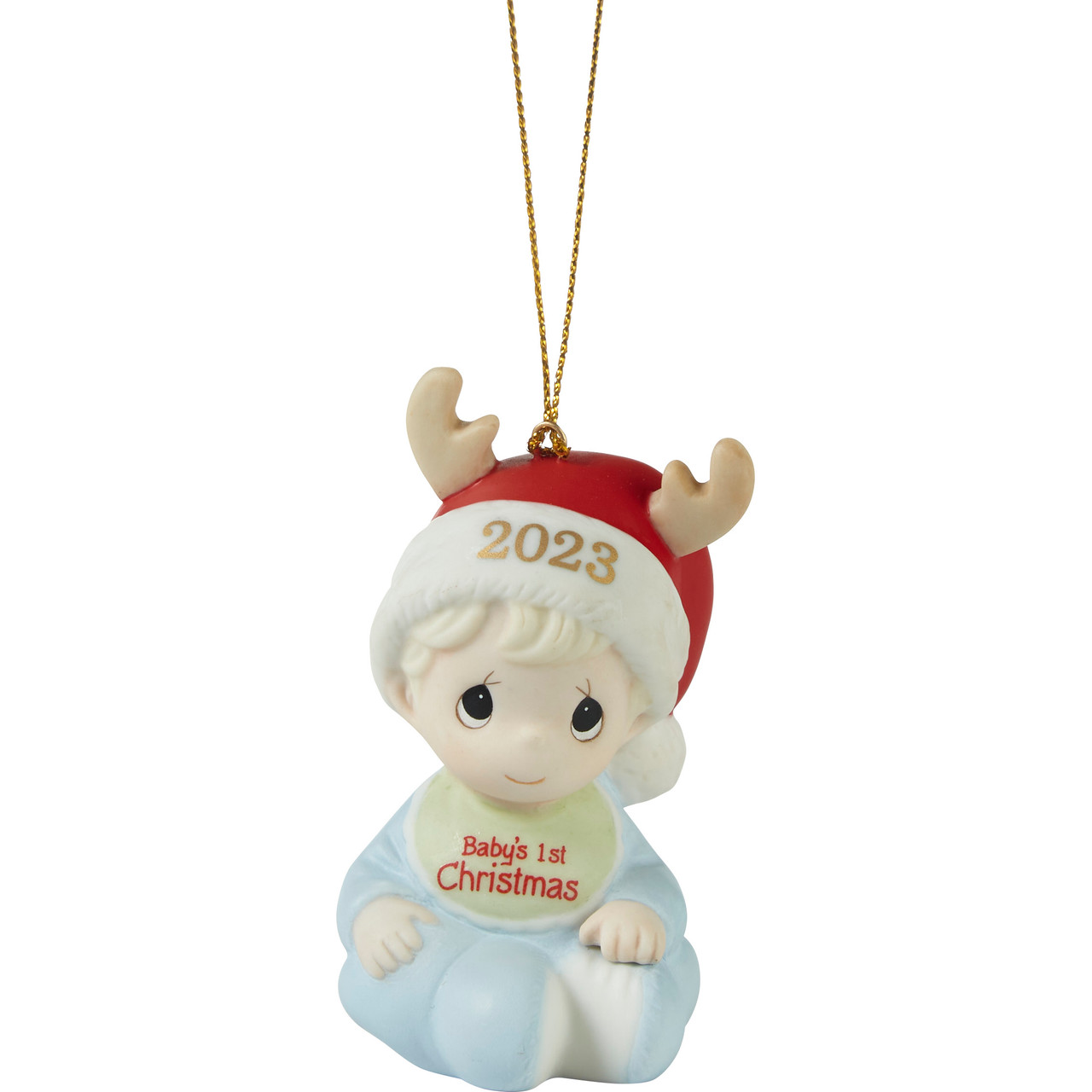 Precious Moments Baby's First Christmas 2023 Dated Boy Ornament