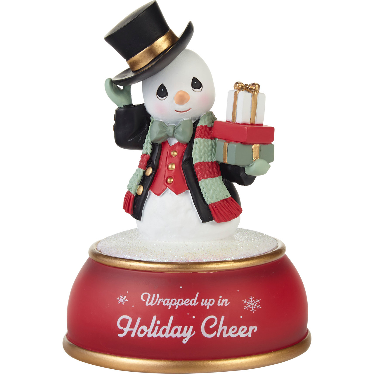 Precious Moments 231108 Wrapped Up In Holiday Cheer Resin Musical