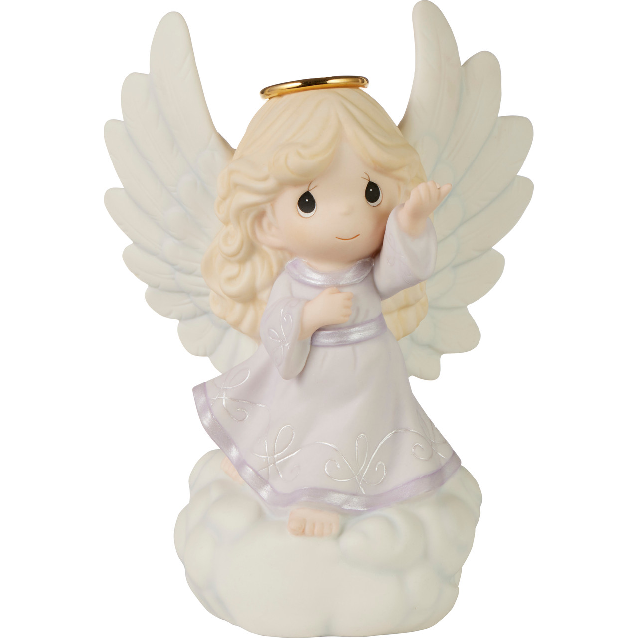 Precious Moments 232031 May The Angels Lead You Into Paradise Bisque  Porcelain Figurine