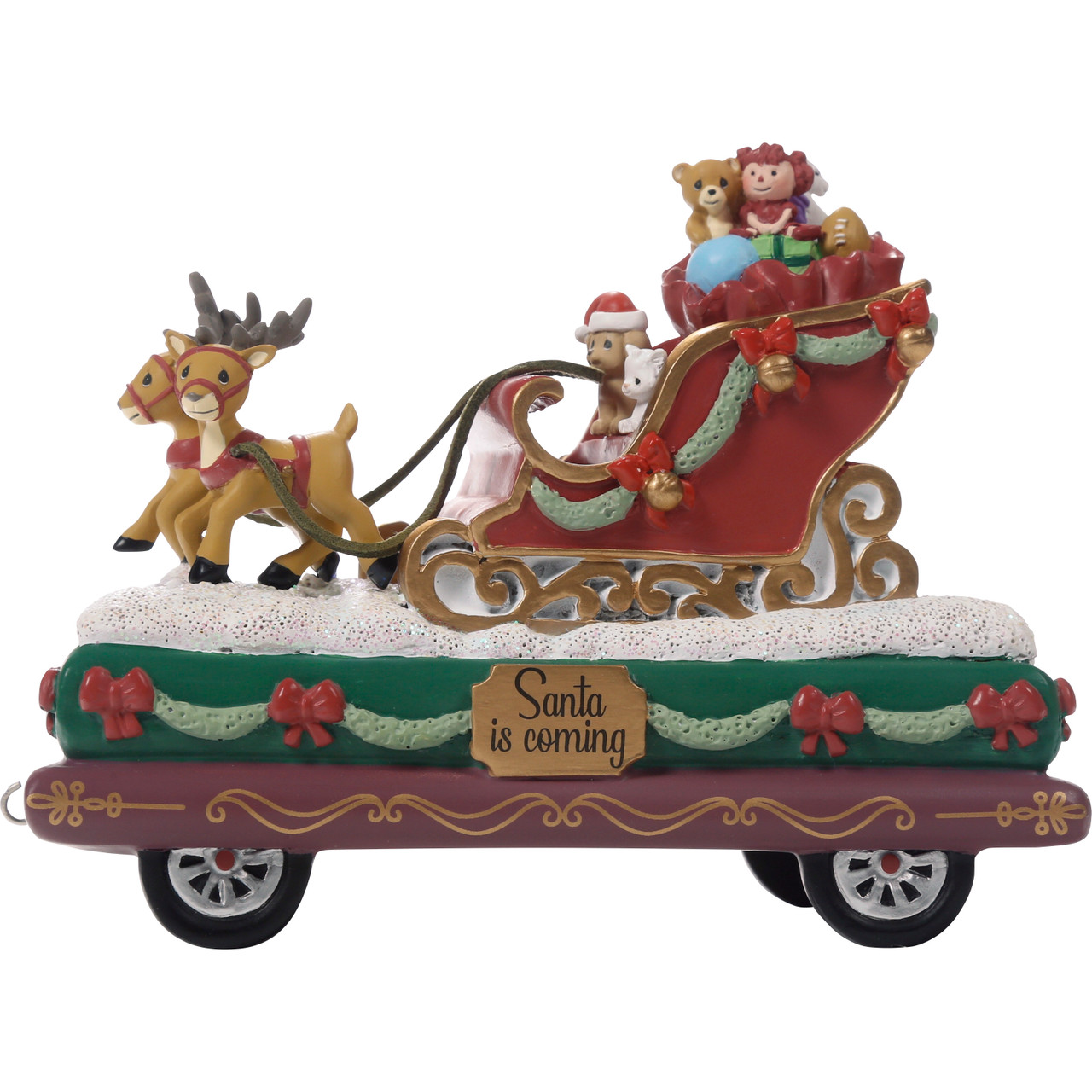 プレシャスモーメンツ Precious Moments　サンタさん　クリスマス Precious Moments 241416 Santa Is Coming Resin Figurine