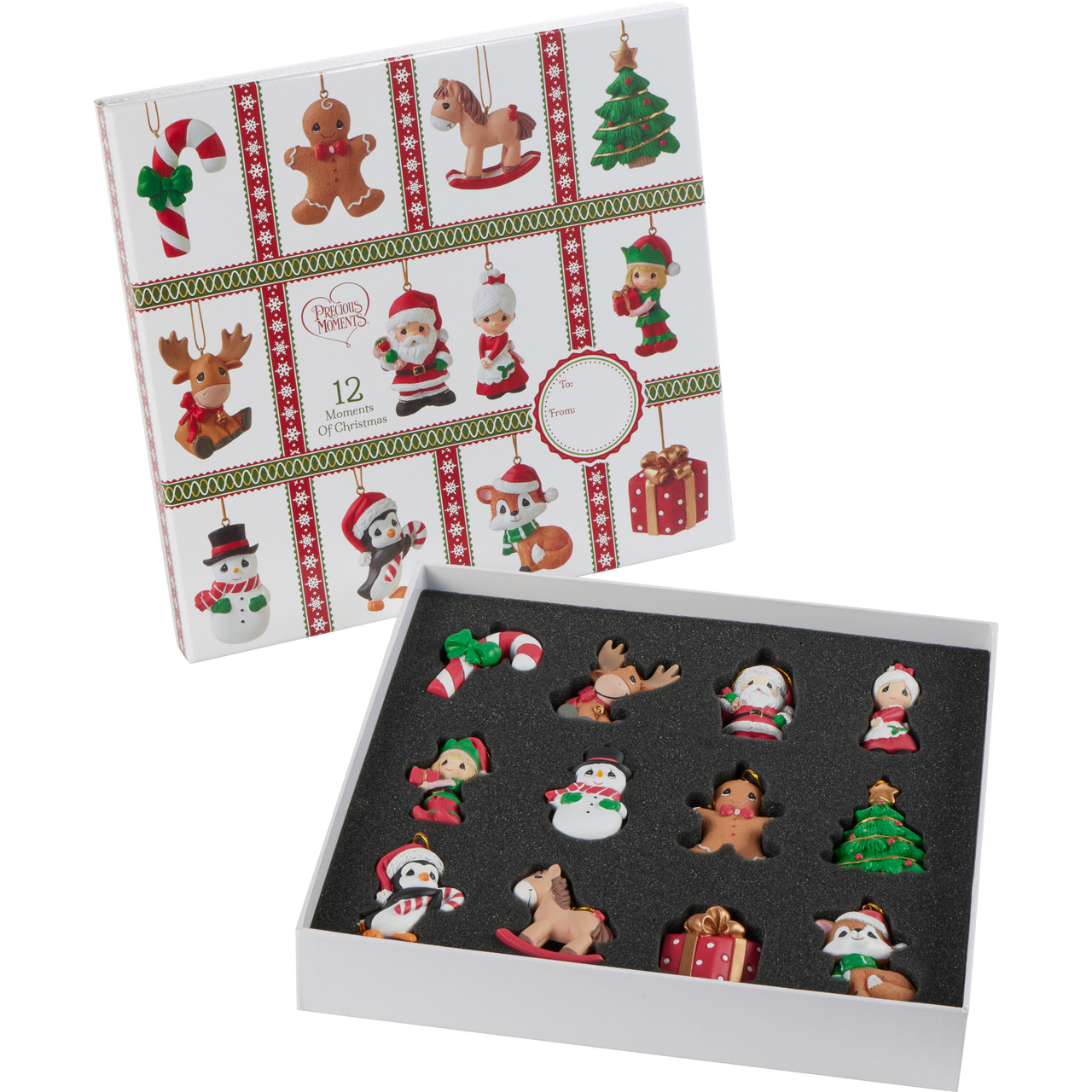 Twelve Moments Of Christmas Ornament Set Precious Moments Co Inc