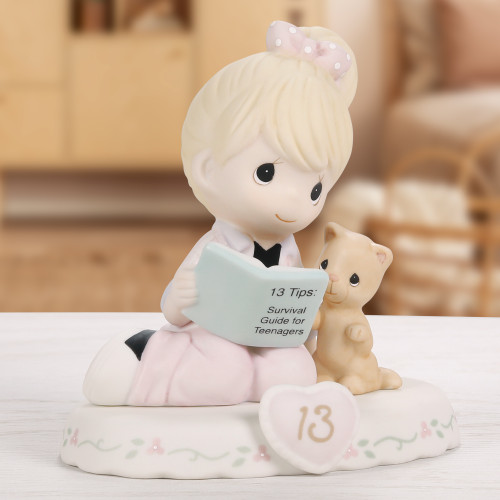 Birthday Gifts, “Growing In Grace, Age 13”, Bisque Porcelain