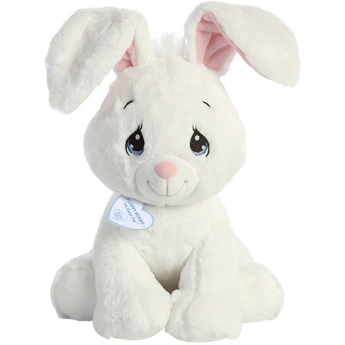 white stuffed bunny