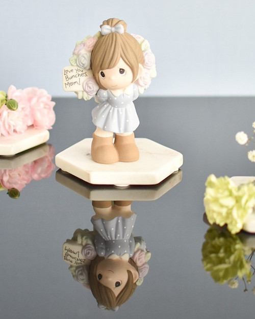 Precious Moments Angel With Flower Bouquet Figurine