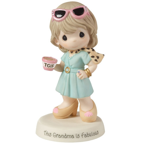TGIF-This Grandma Is Fabulous, Bisque Porcelain Figurine