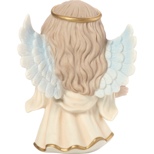 Christmas Gifts Good Tidings Of Great Joy Nativity Angel Figurine Bisque Porcelain 191031