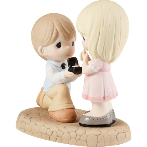 Engagement Gifts, “Will You Marry Me?”, Bisque Porcelain Figurine