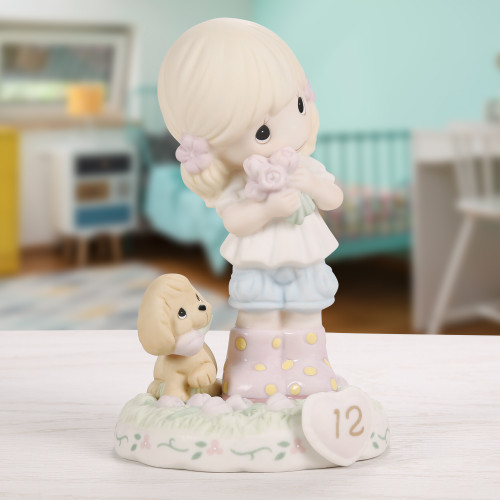Growing In Grace, Age 12, Blonde Girl Figurine Growing In Grace, Age 12, Blonde Girl Figurine