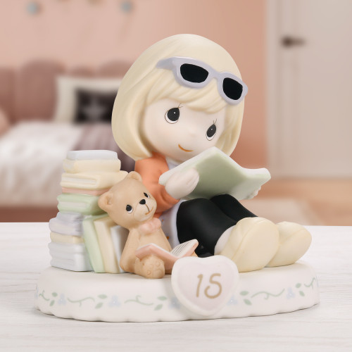 Growing In Grace, Age 15, Blonde Girl Figurine Growing In Grace, Age 15, Blonde Girl Figurine