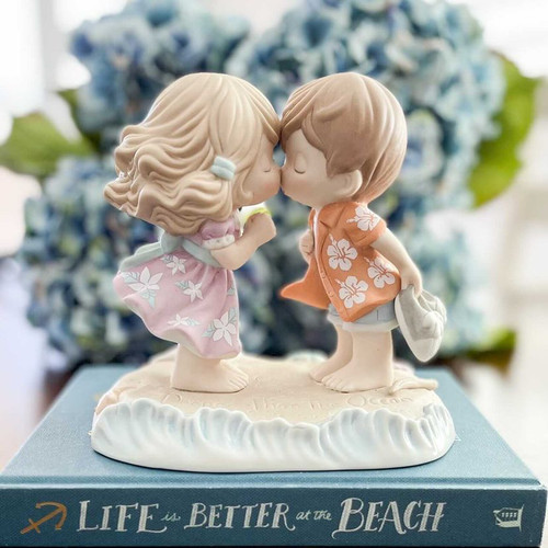 Our Love Is Deeper Than The Ocean”, Bisque Porcelain Figurine, #183001