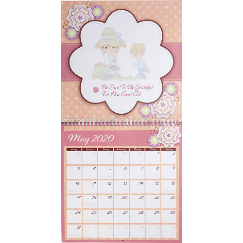Christmas Gifts Precious Moments 2020 Wall Calendar Paper 191461