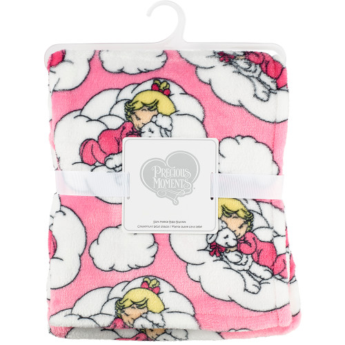 precious moments pink blanket