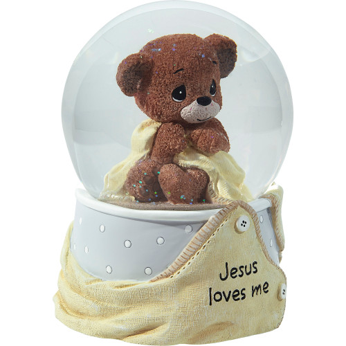 Jesus Loves Me Musical Snow Globe