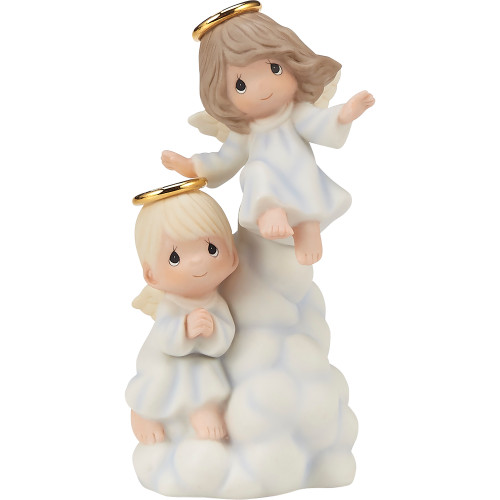 Precious Moments 232031 May The Angels Lead You Into Paradise Bisque  Porcelain Figurine