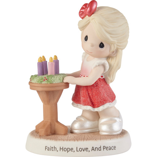 Wishing You Faith, Hope, Love, And Peace Figurine