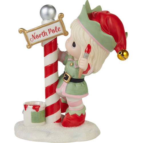 Greetings From The North Pole Annual Elf Figurine