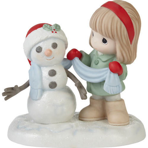 Sweet Christmas Wishes 2023 Dated Girl Ornament