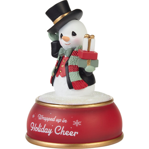 Precious Moments 231108 Wrapped Up In Holiday Cheer Resin Musical