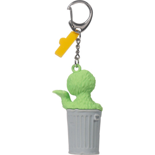 Sesame Street 239704 Oscar The Grouch Vinyl/Metal Backpack Clip